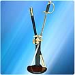 US Marine Corps Commemorative Saber and Sword Display Stand